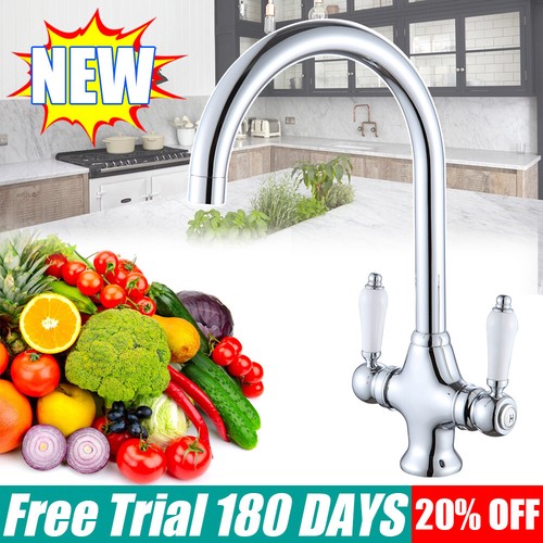 Kitchen tap sink - kitchen, twin