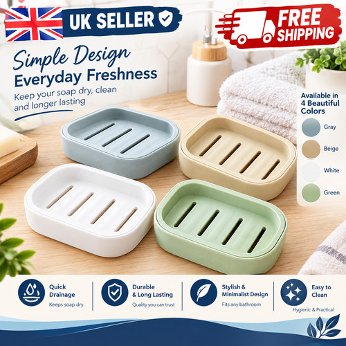 Soap dish drain holder - holder, plastic