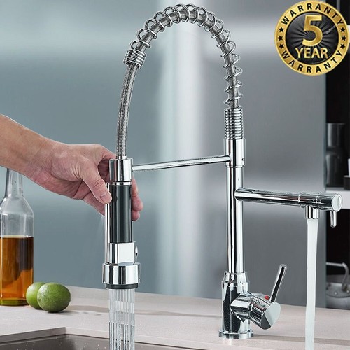 Modern pull out kitchen sink - out,