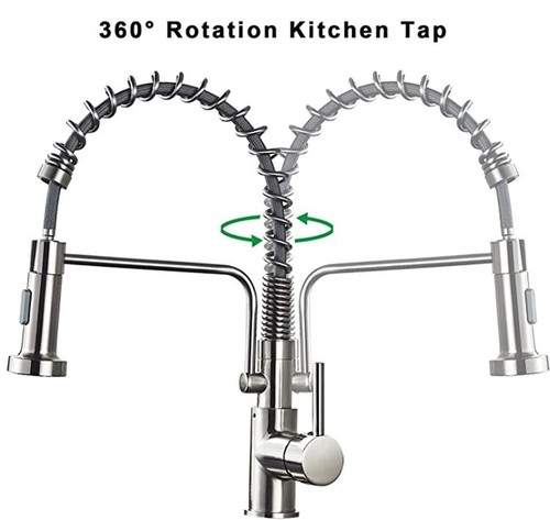 Kitchen sink mixer tap with - tap,