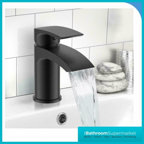 Matt black waterfall basin - matt,