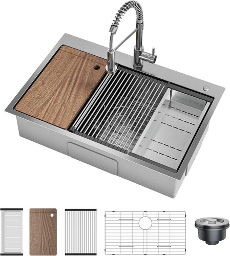 Drop single bowl - drop‑in,